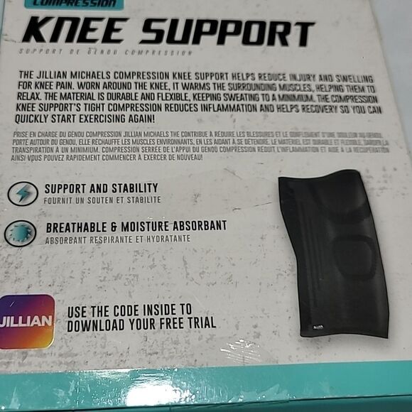 1730  JILLIAN MICHAELS Knee Support NWB - Picture 4 of 7